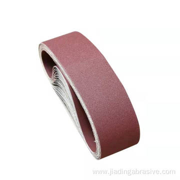 Abrasive aluminum oxide emery sanding belt